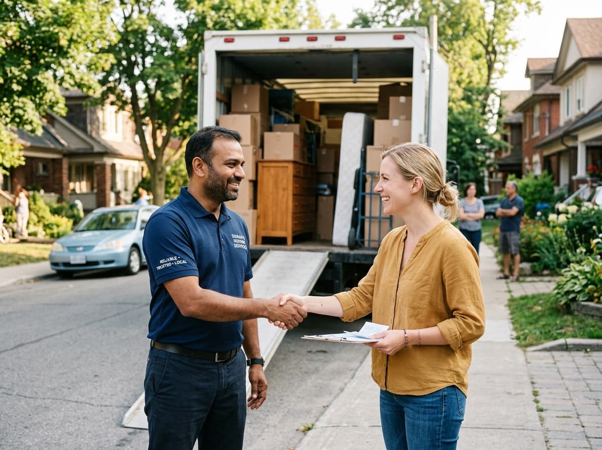 Founder Suman meeting a client
